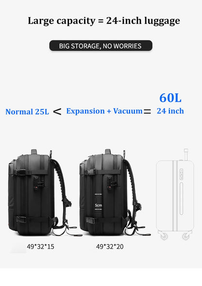 Vacuum Travel Backpack